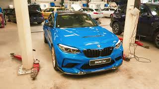 BMW M2 CS  Installation Wiechers Clubsport roll bar [upl. by Rouvin537]