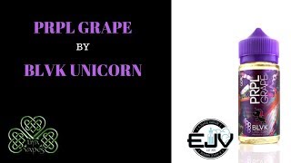 PRPL Grape by BLVK Unicorn 100ml  Eliquid Review  LIFA Vapes [upl. by Odracer988]