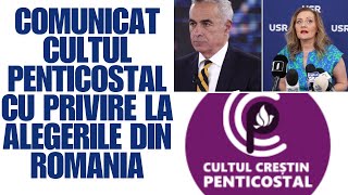 Comunicat Cultul Penticostal cu privire la alegerile din Romania [upl. by Adnoma]