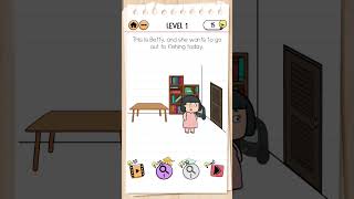 Brain test 2 level1 badluckbetty braintest2 Levelinfinity gaming [upl. by Ymaj]