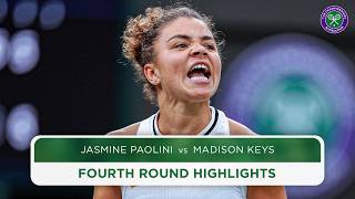 An epic rollercoaster  Jasmine Paolini vs Madison Keys  Highlights  Wimbledon 2024 [upl. by Tye]