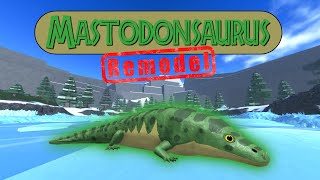 Dinosaur Simulator 2024  Mastodonsaurus Showcase  Roblox [upl. by Nnylodnewg]