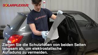 Solarplexius Einbau Schritt für Schritt  2 Vermeidung elektrostatische Aufladung [upl. by Yelwah533]