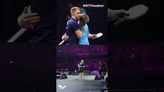 Relive Anton Kallbergs winning moment 💫 WTTFrankfurt TableTennis [upl. by Githens]