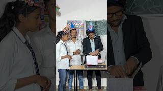 Andha ka cake Teacher birthday 🥹🎂badal official trending emotional ytshorts [upl. by Bianka]