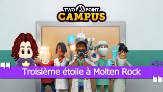 Troisième étoile à Molten Rock 🎮 Two Point Campus [upl. by Attenov176]