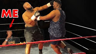 Sneaking into FAME VS CLOUT Boxing match CASSPER NYOVEST VS SLIK TALK  Reggie Mohlabi [upl. by Nuahsed]