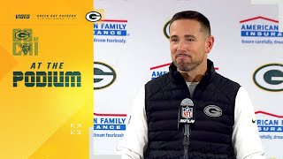 Matt LaFleur on Packers’ win vs Bears ‘You have to be resilient’ [upl. by Riay523]