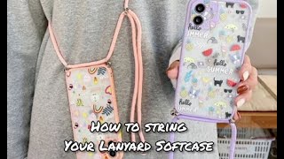 Cara Memasang Tali Lanyard How to string your lanyard softcase [upl. by Sarkaria]