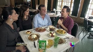 Pamela SilvaConde y Bárbara Bermudo en un tour gastronómico en la Calle 8 de Miami [upl. by Photina]