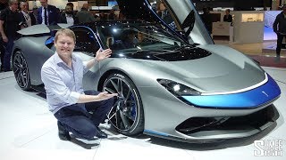 The Pininfarina Battista is a €2m HYPEREV  FIRST LOOK [upl. by Notsag]