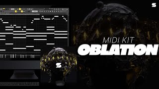 FREE Best Dark Melodic Midi Kit 2023 quotOBLATIONquot Drake  Lil Baby  Gunna  Future Piano Midi Pack [upl. by Kcuhc744]