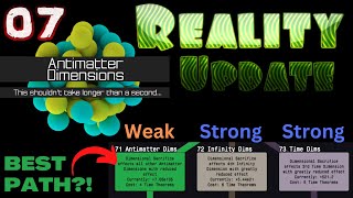 Antimatter DImensions Reality Update Episode 7 Antimatter Path FTW [upl. by Nonnag831]