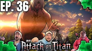 Attack On Titan FINALE REACTION  2x12  quotSCREAMquot [upl. by Conner]