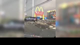 Edgewater Park NJ McDonalds tornado 7222019  from 6abccom [upl. by Nottus249]