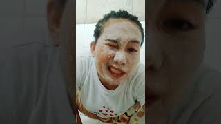 Reaction of my son mud mask [upl. by Eseryt825]