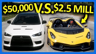 Forza Horizon 5 Online  Cheap vs Expensive Car Challenge [upl. by Etra]