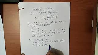 Rodrigues Formula [upl. by Sukul826]