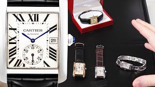 Cartier Tank Collection REVIEW [upl. by Oimetra]