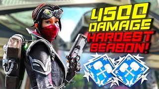 GETTING 4500 DAMAGE IN THE HARDEST SEASON OF APEX [upl. by Housum]