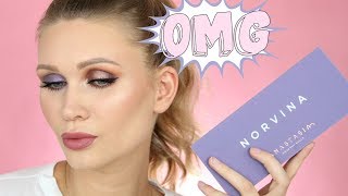 NORVINA PALETTE 😱  2 LOOKS  REVIEW  Neue Anastasia Beverly Hills Eyeshadow Palette [upl. by Aitnas]