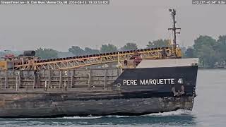 Undaunted amp Pere Marquette 41 Passing Port Huron and Marine City on Aug 15th 2024 [upl. by Catlee]