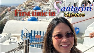 First time in Santorini Greece [upl. by Enomyar]