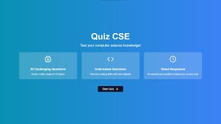 Quiz CSE  Uvesh Multani [upl. by Margarida]