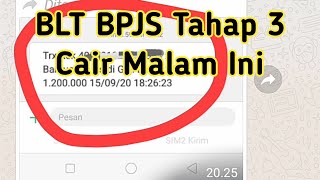 BLT BPJS 3 Cair Malam Ini Selamat Ya [upl. by Fineman]