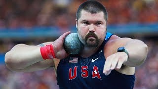 Mens Shot Put Final  World Championships Berlin 2009  50fps [upl. by Enneirdna]