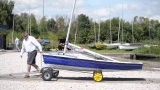 HOW TO GUIDES  Loading and Unloading A Dinghy Trailer [upl. by Adnahsam511]