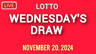 The National Lottery Lotto Draw Live Results from Wednesday 20 November 2024  lotto live tonight [upl. by Jaquelyn]