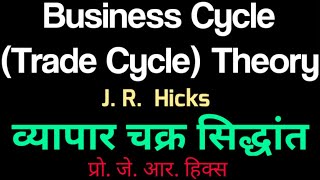 Hicks Business Cycle Theory  हिक्स का व्यापार चक्र सिद्धांत TradeCycletheoryHicks [upl. by Amerigo741]