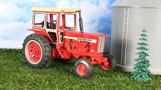 Ertl 116 IH 756 Farmall with Hiniker cab [upl. by Noeht]