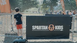 Spartan Kids Race  Washougal  Portland Sprint 2017 [upl. by Elleon]