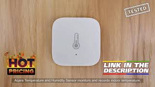 Aqara Temperature Humidity Sensor Zigbee Smart Air Pressure price review  Aliexpress [upl. by Winterbottom614]