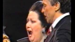 Josep Carreras Comeback 1988  quotBrindisiquot with Montserrat Caballé [upl. by Kcirtapnhoj]