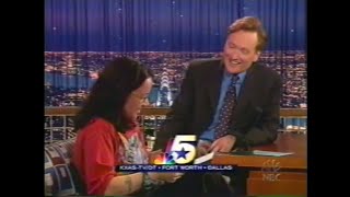 Janeane Garofalo on quotLate Night with Conan OBrienquot 9402 [upl. by Yukio76]