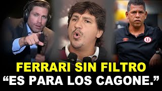 ✋¡Explosivo 😤 Paco Bazán y el Puma Carranza PARCHAN a Ferrari NO justifica ATAQUES a Alianza Lima [upl. by Norbel744]