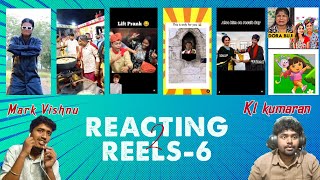 Reacting To Reels 6  Mark Vishnu [upl. by Yerg138]