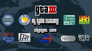 GTA3 All Radio Stations [upl. by Rickard55]