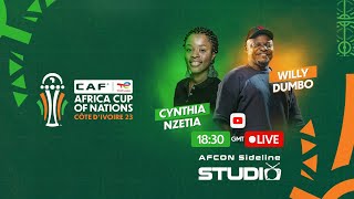 AFCON Sideline Studio  Côte dIvoire vs DR Congo  Semi final [upl. by Llertac]