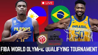 🔴LIVE GILAS PILIPINAS VS BRAZIL  Live Score and Commentator gilas basketball [upl. by Adnyc]