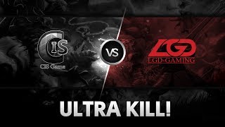 Ultra Kill by Black vs LGD Gaming  The International 2014 China [upl. by Sheilah]