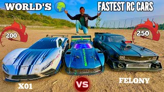 RC Black Beast Felony VsTraxxas XO1 Vs Vendetta Car Unboxing amp Testing  Chatpat toy tv [upl. by Dietsche]