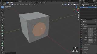 Convert Face to circle in blender [upl. by Yenmor]