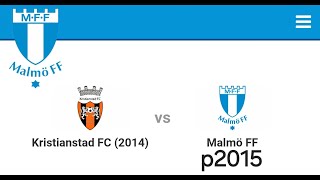 Kristianstad FC p2014  p2015 Malmö FF [upl. by Ahsayn]