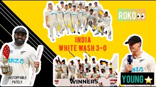 India hoa white wash home pr 30 incredible performance from Black caps [upl. by Pentheas]