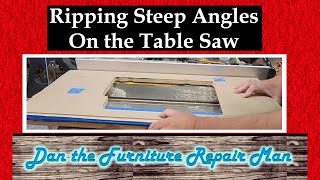 Cutting The Impossible Angle on the Table Saw [upl. by Karim831]