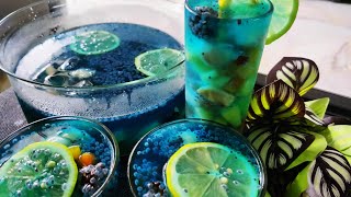 BLUE OCEAN DRINKS 7 UP LEMON  FRUIT DRINK Mixed  summer drinkstreetfoodchennaifood [upl. by Anedal]